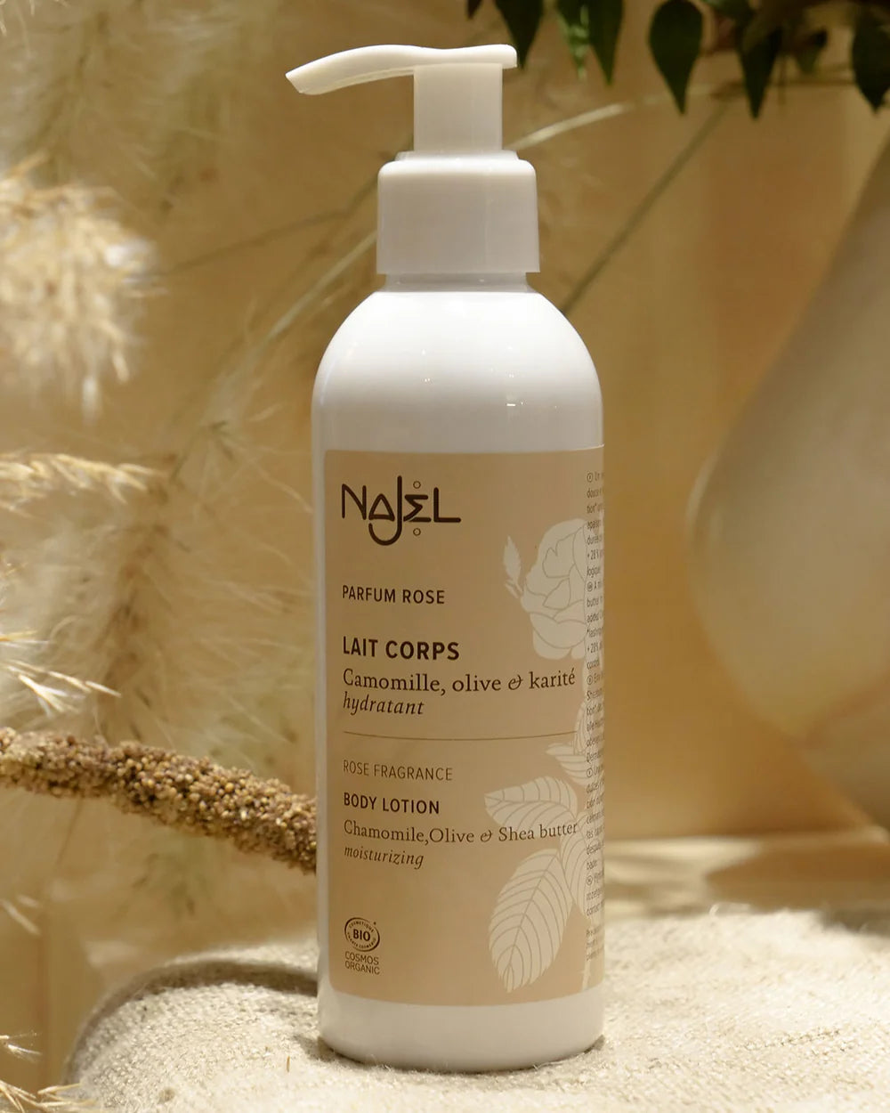 Rose scented body milk