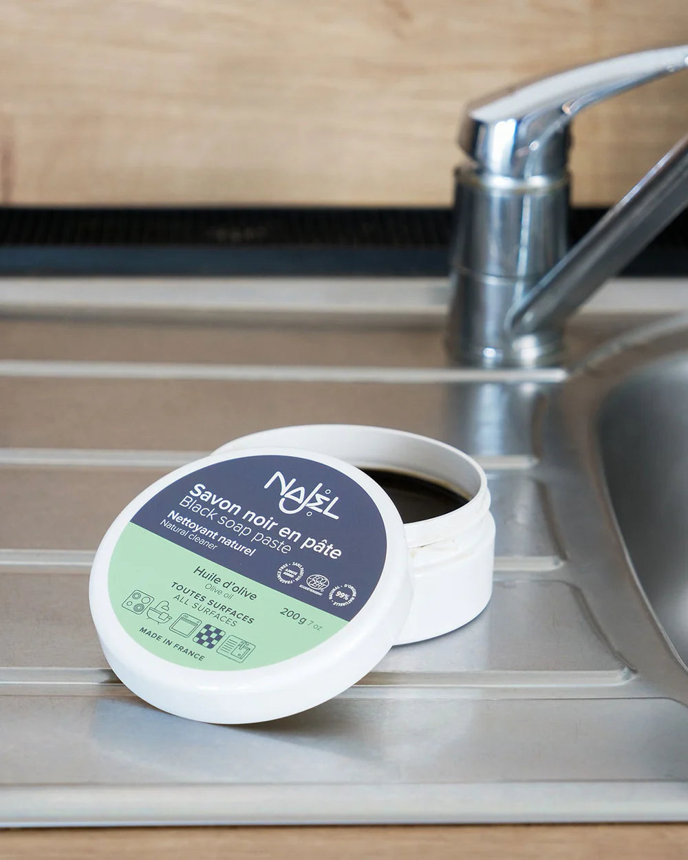 Black soap paste