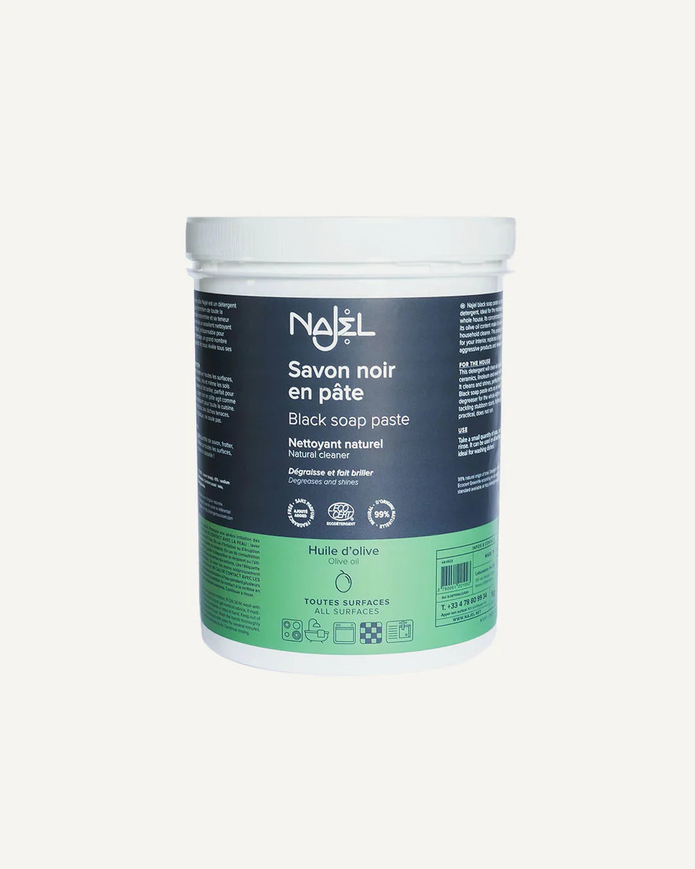 Black soap paste