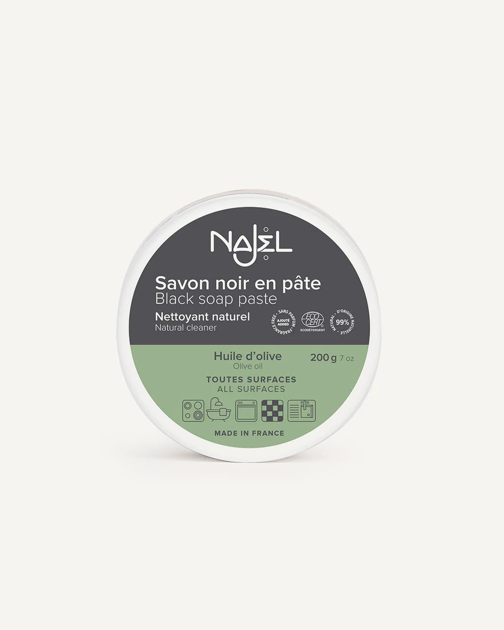 Black soap paste