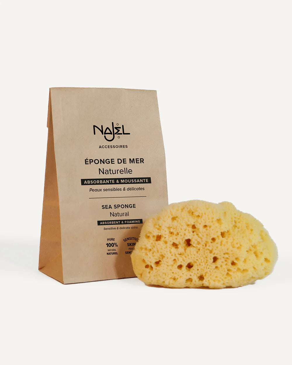 Natural sea sponge