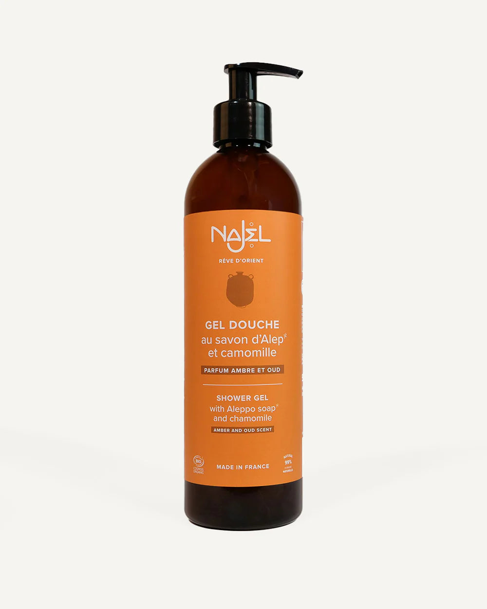 Shower gel with Amber & Oud