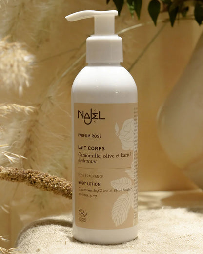 Rose scented body milk