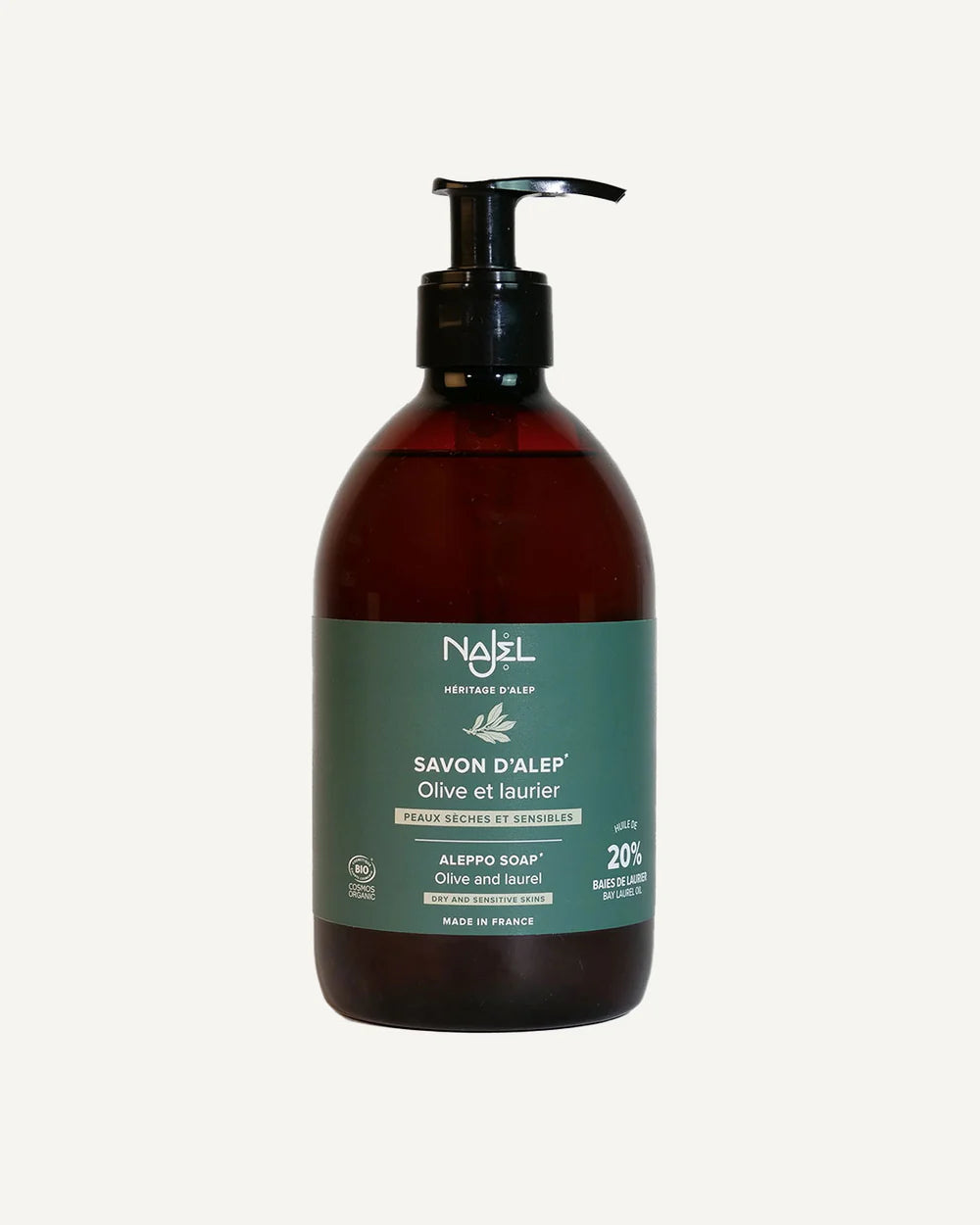Liquid Aleppo soap 20% laurel
