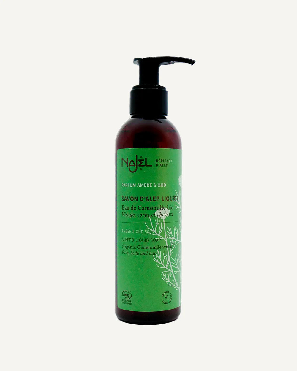 Liquid Aleppo soap | Amber & Oud fragrance