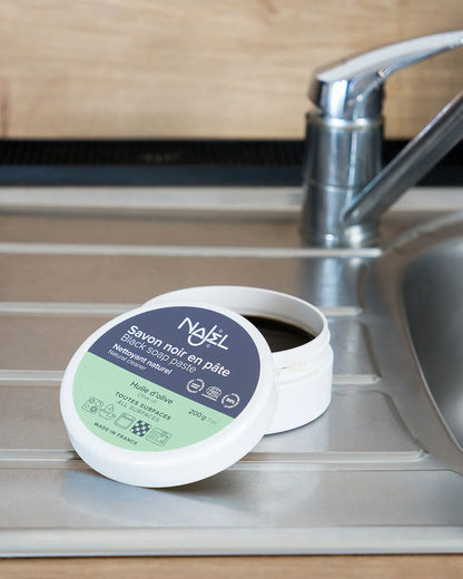 Black soap paste