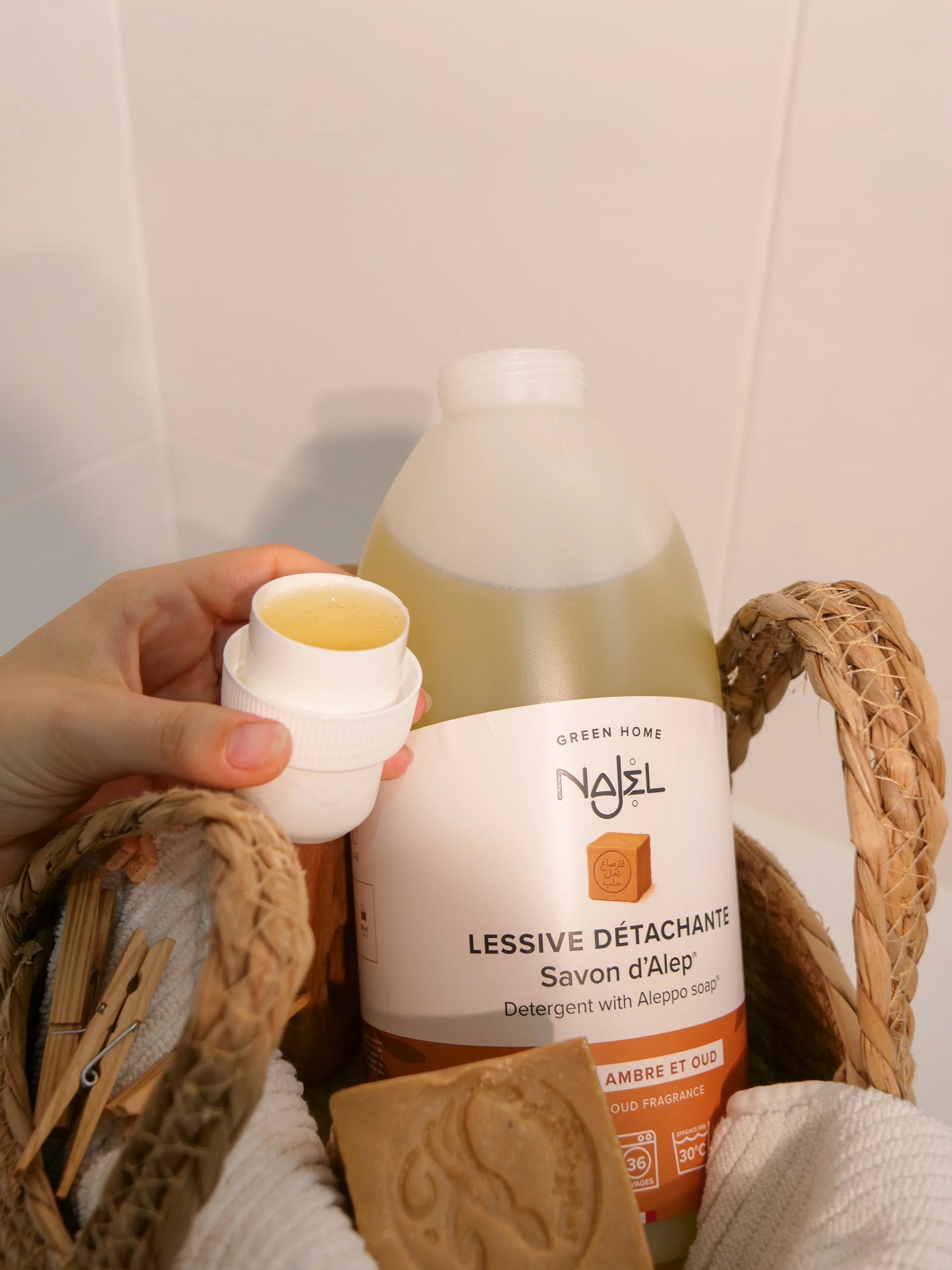 Liquid laundry detergent | Aleppo soap, Amber & Oud fragrance