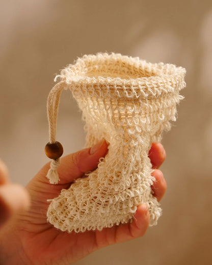 Sisal & Cotton Soap bag
