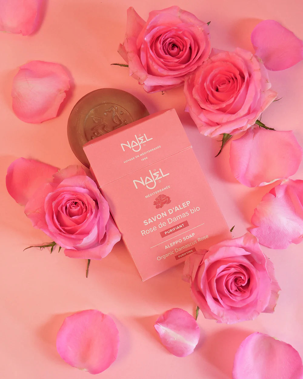 Aleppo soap with Damascus rose